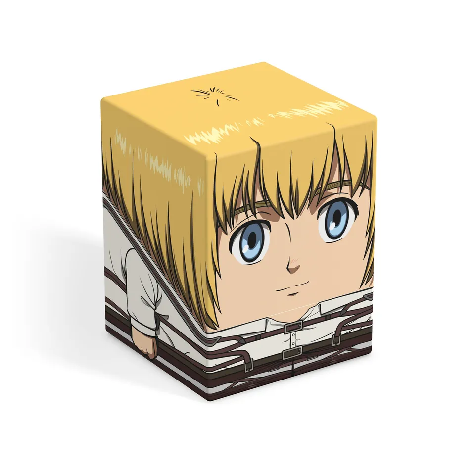 ultimate-guard-squaroes-squaroe-deck-box-100-attack-on-titan-aot002-armin-arlert image 1