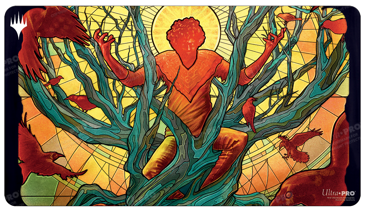 ultra-pro-dominaria-united-the-raven-man-standard-playmat-f-r-magic-the-gatherin image 1