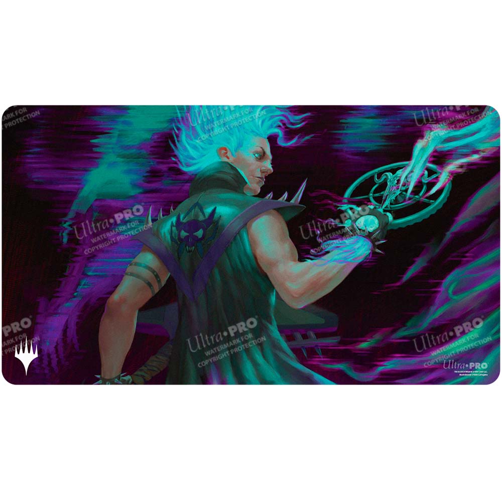 ultra-pro-playmat-magic-the-gathering-aetherdrift-winter-cursed-rider-24-x-13-5- image 1