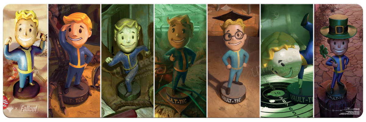 ultra-pro-fallout-s-p-e-c-i-a-l-bobbleheads-8ft-table-playmat-f-r-magic-the-gath image 1