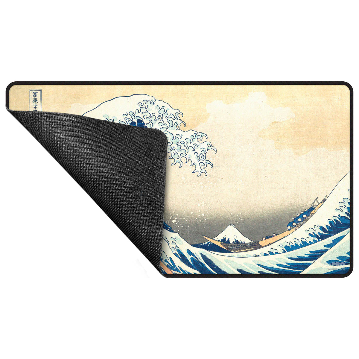 ultra-pro-the-great-wave-off-kanagawa-black-stitched-spielmatte-standard-61-x-34 image 3