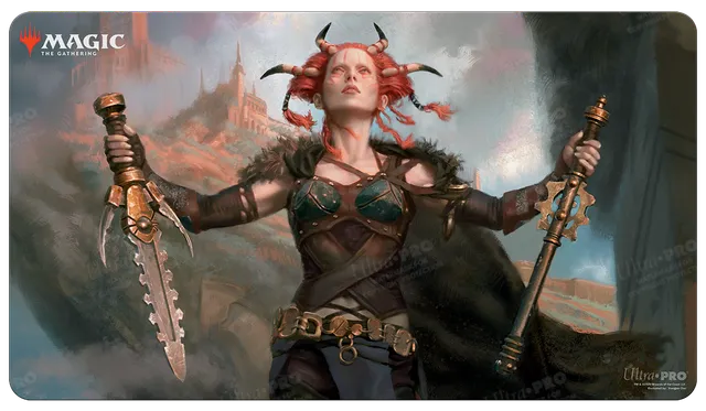 ultra-pro-commander-legends-jeska-thrice-reborn-standard-gaming-playmat-24-x-13- image 1
