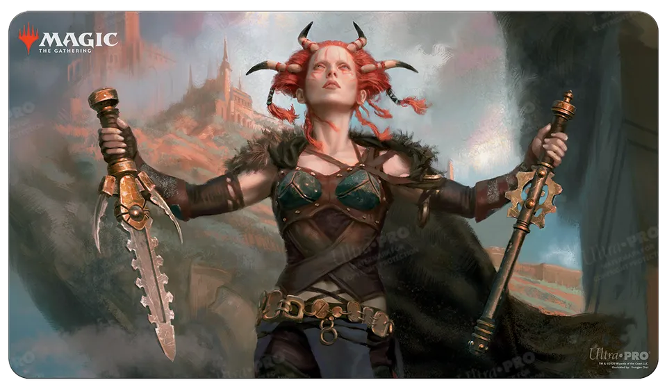 ultra-pro-commander-legends-jeska-thrice-reborn-standard-gaming-playmat-24-x-13- image 1