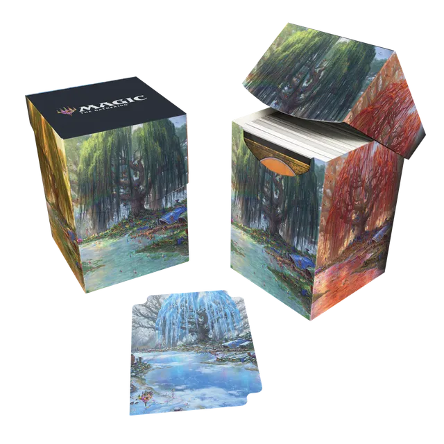 ultra-pro-bloomburrow-three-tree-city-summer-100-deck-box-f-r-magic-the-gatherin image 1