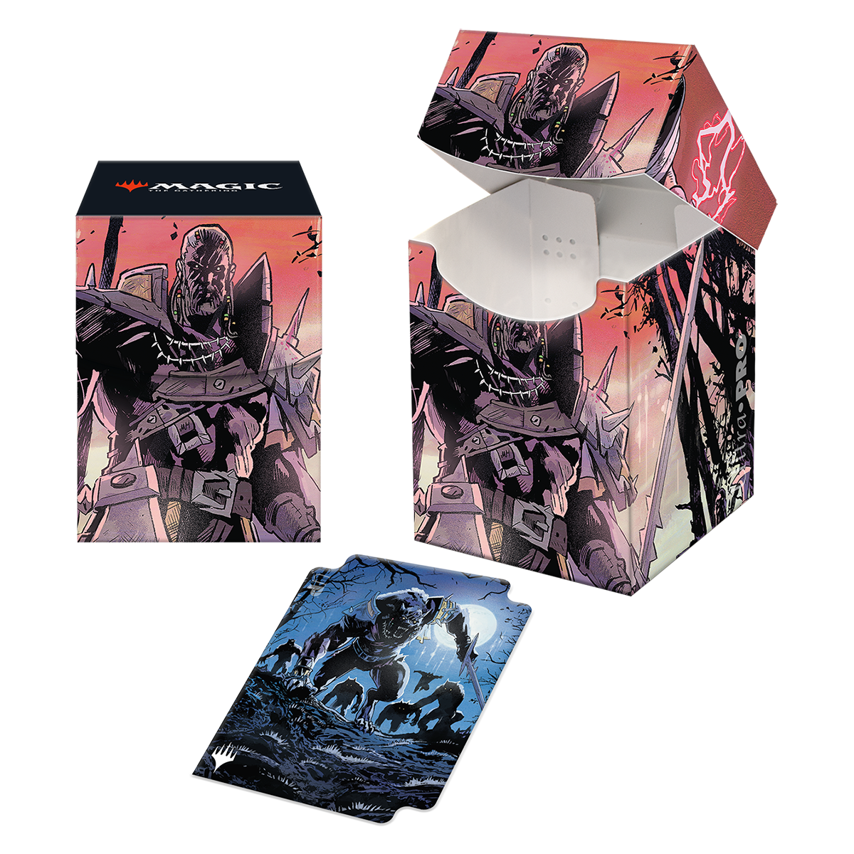 ultra-pro-innistrad-midnight-hunt-tovolar-dire-overlord-100-deck-box-f-r-magic-t image 1