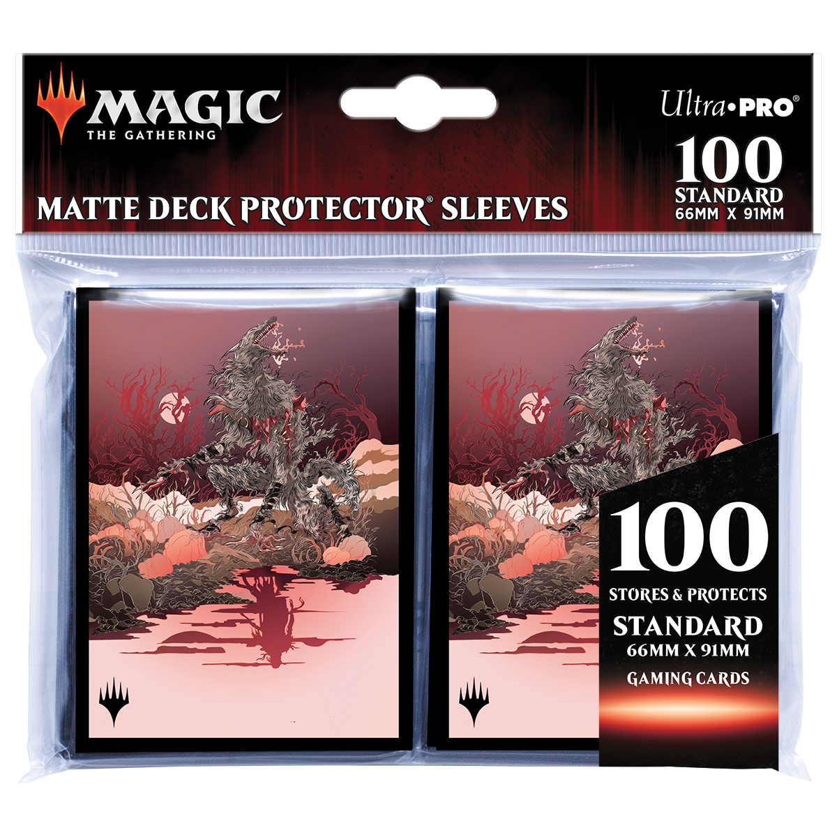 ultra-pro-innistrad-midnight-hunt-arlinn-deck-protector-sleeves-100ct-f-r-magic- image 2