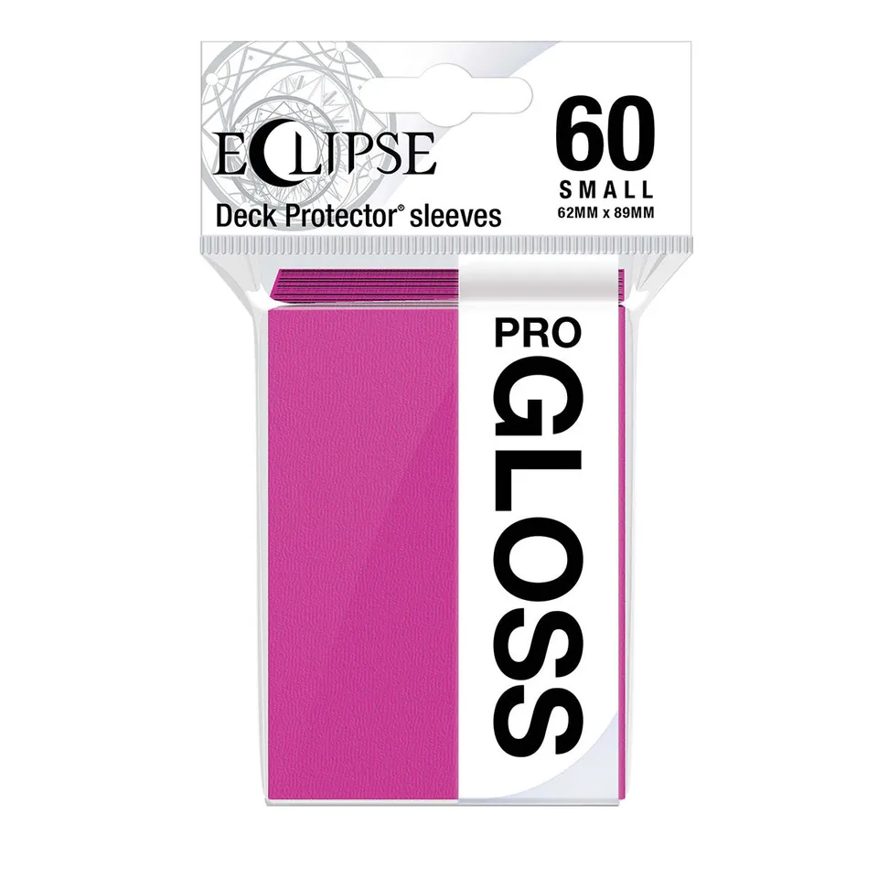 ultra-pro-eclipse-gloss-small-h-llen-60ct-hot-pink-f-r-yu-gi-oh image 1