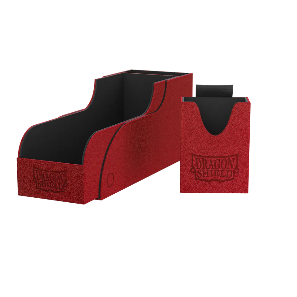 dragon-shield-nest-300-deckbox-red-black image 1