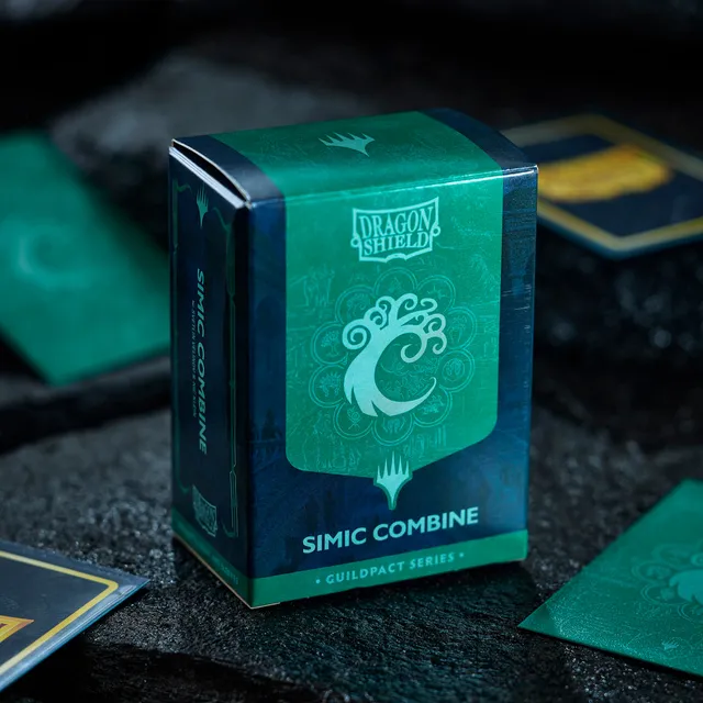 dragon-shield-matte-dual-art-sleeves-guildpact-simic-combine image 1