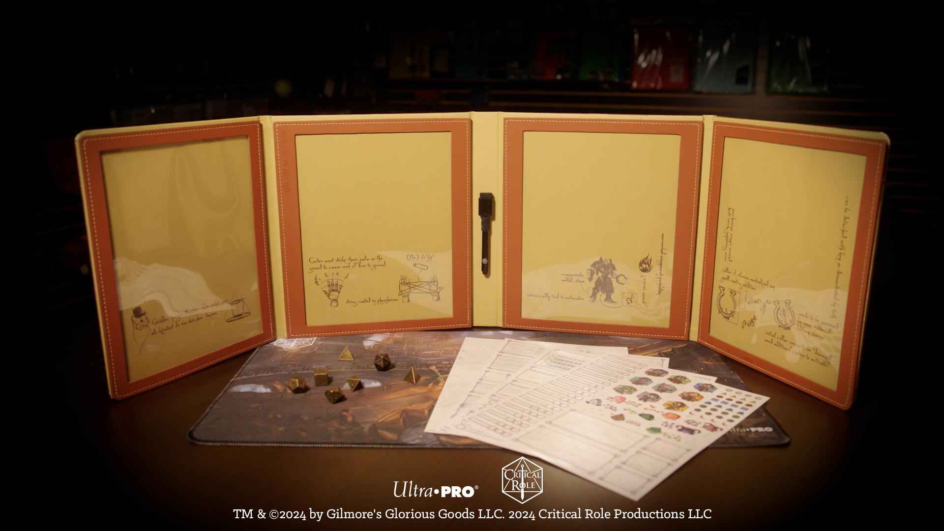 ultra-pro-critical-role-caleb-widogast-game-master-spell-book-spielleiterschirm image 6