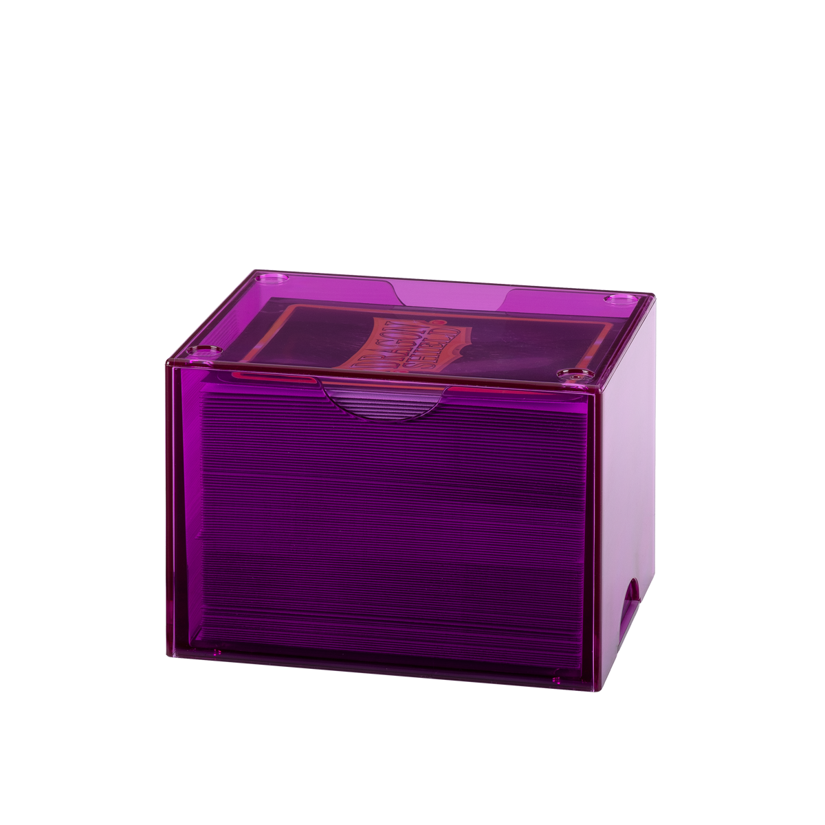 dragon-shield-strongbox-clear-purple-deckbox image 4