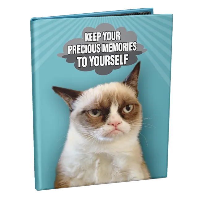 ultra-pro-grumpy-cat-memories-mini-fotoalbum-f-r-4-x-6-fotos-mit-sticker-sheets image 1