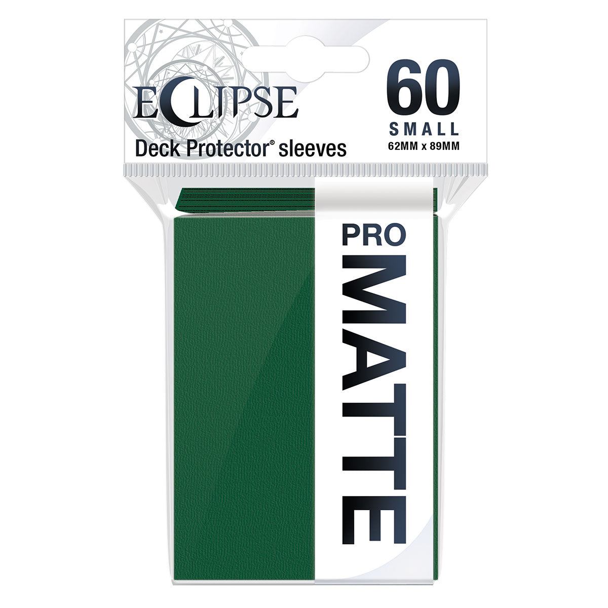 ultra-pro-eclipse-matte-small-deck-protector-sleeves-60ct-forest-green-f-r-yu-gi image 1