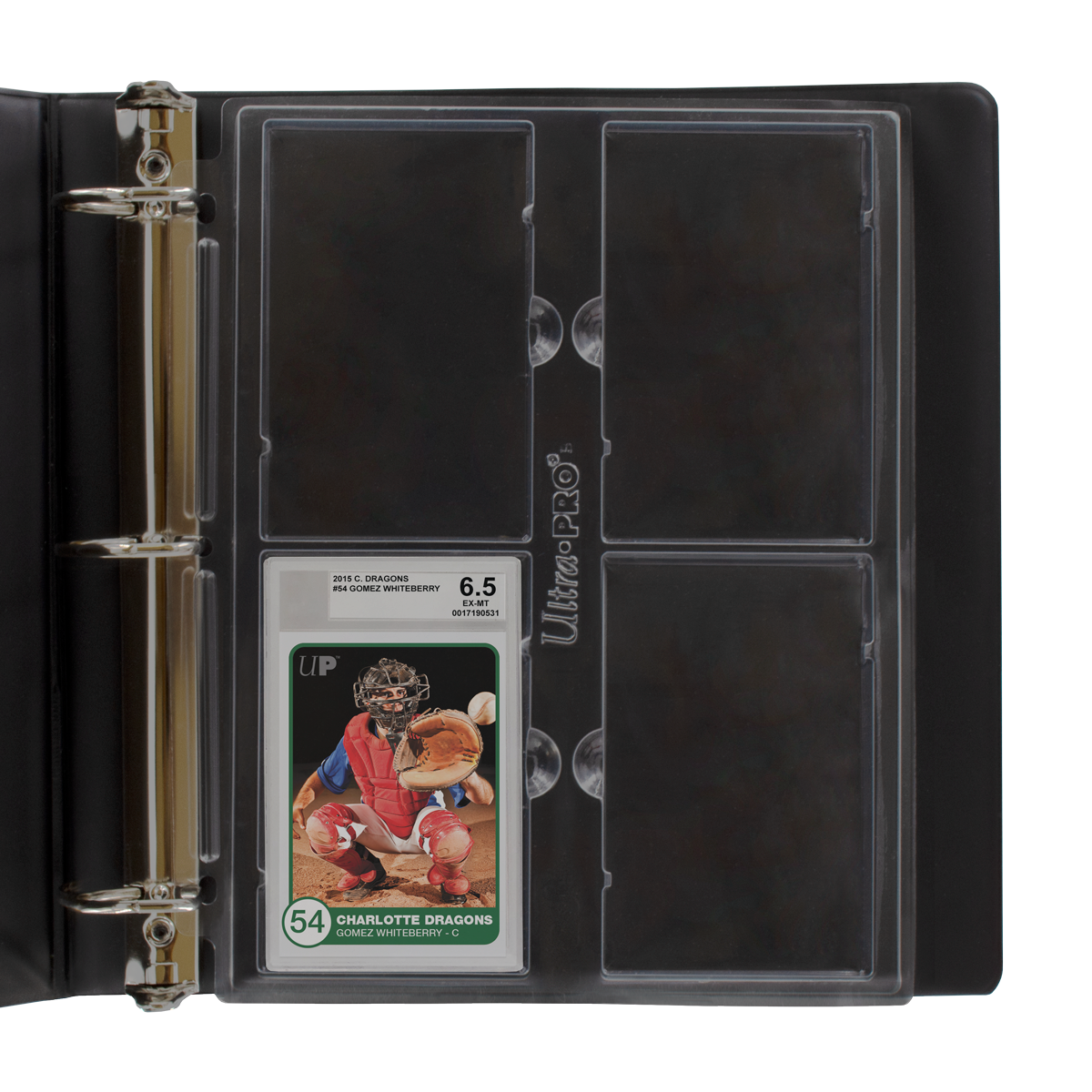 ultra-pro-4-pocket-page-h-lle-f-r-beckett-graded-slabs image 4