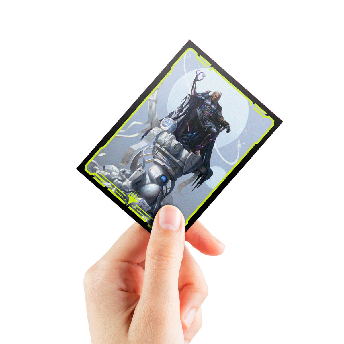 ultra-pro-edge-of-eternities-tezzeret-cruel-captain-100x-deck-protector-sleeves- image 2
