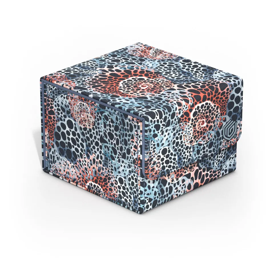 ultimate-guard-sidewinder-133-xenoskin-coral-places-twilight-tide-deck-box image 1