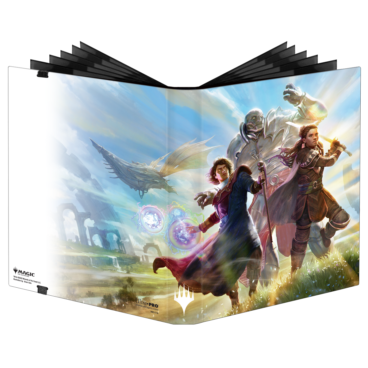 ultra-pro-dominaria-united-karn-and-weatherlight-9-pocket-pro-binder-f-r-magic-t image 1