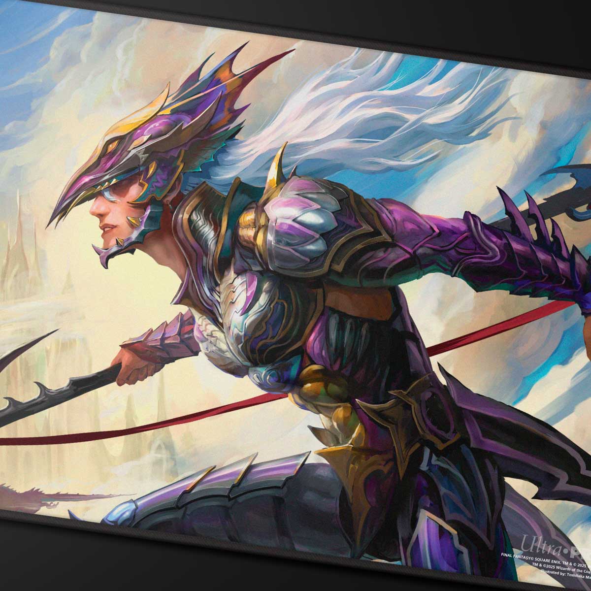 ultra-pro-magic-the-gathering-final-fantasy-kain-black-stitched-playmat image 2