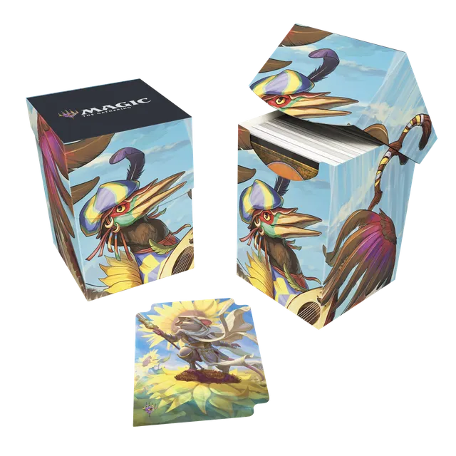 ultra-pro-bloomburrow-zinnia-valley-s-voice-100-deck-box-f-r-magic-the-gathering image 1