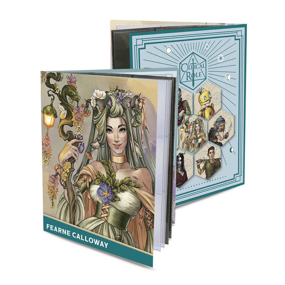 ultra-pro-critical-role-bells-hells-fearne-calloway-rpg-folio-mit-stickern image 1