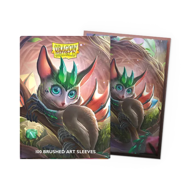 dragon-shield-the-bushdrake-brushed-art-sleeves-standard-size image 1