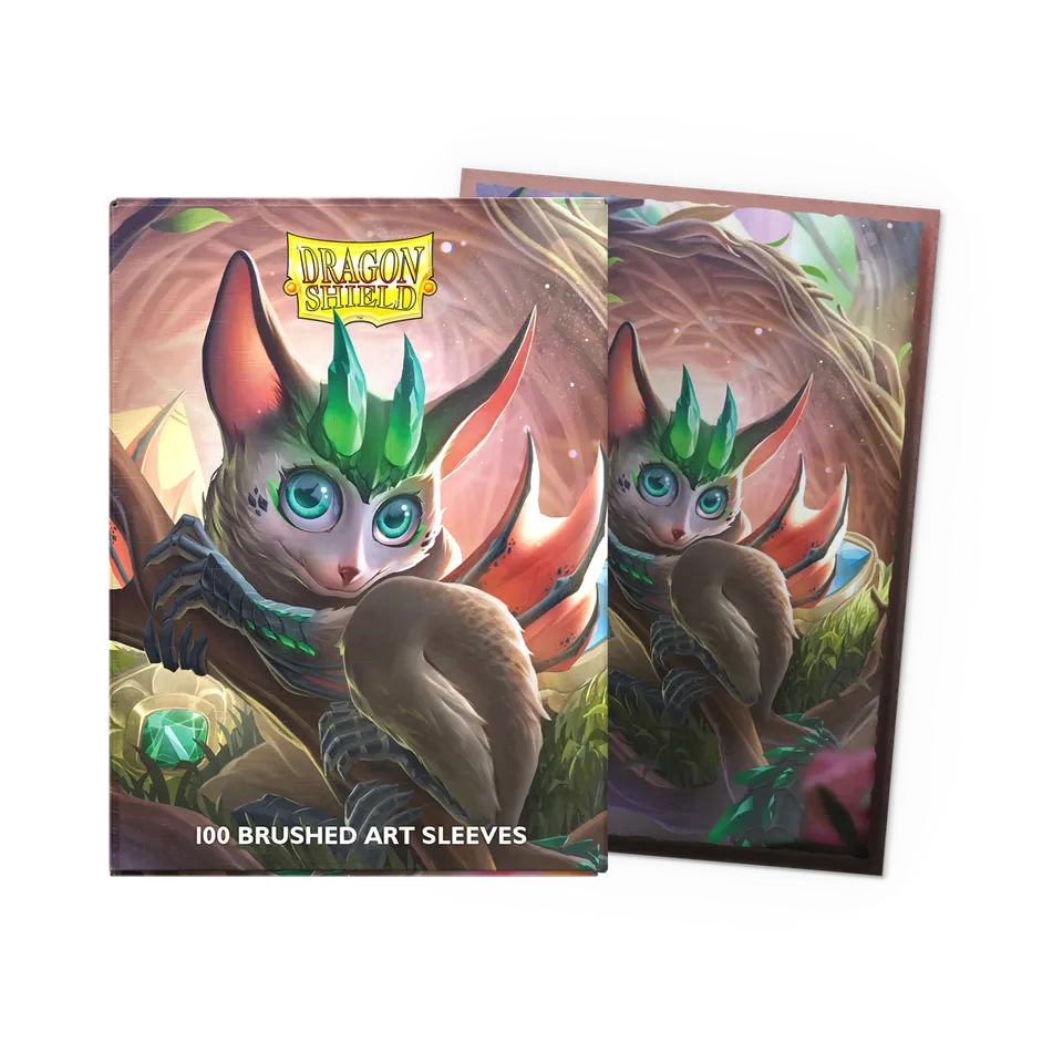 dragon-shield-the-bushdrake-brushed-art-sleeves-standard-size image 1