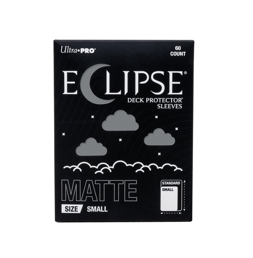 ultra-pro-eclipse-matte-small-deck-protector-sleeves-smoke-grey-60ct image 1