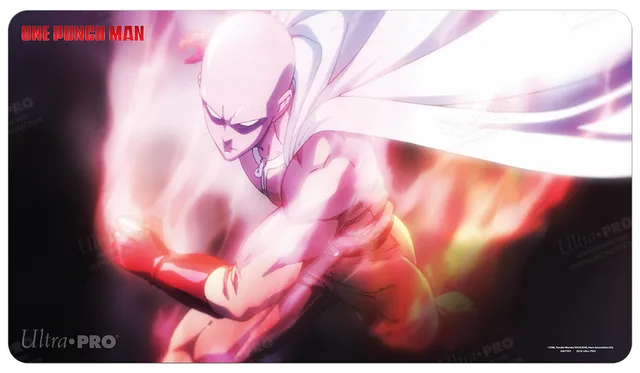 ultra-pro-saitama-serious-mode-standard-gaming-playmat-f-r-one-punch-man image 1