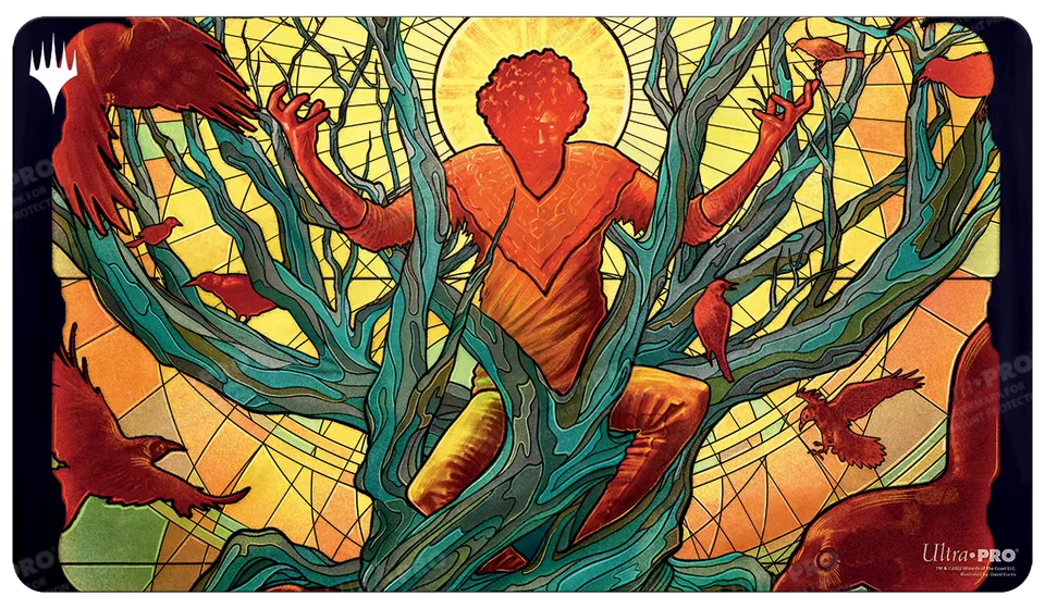 ultra-pro-dominaria-united-the-raven-man-standard-playmat-f-r-magic-the-gatherin image 1