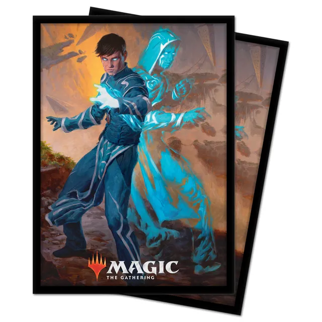 ultra-pro-deck-protector-sleeves-zendikar-rising-jace-mirror-mage-100-matte-h-ll image 1