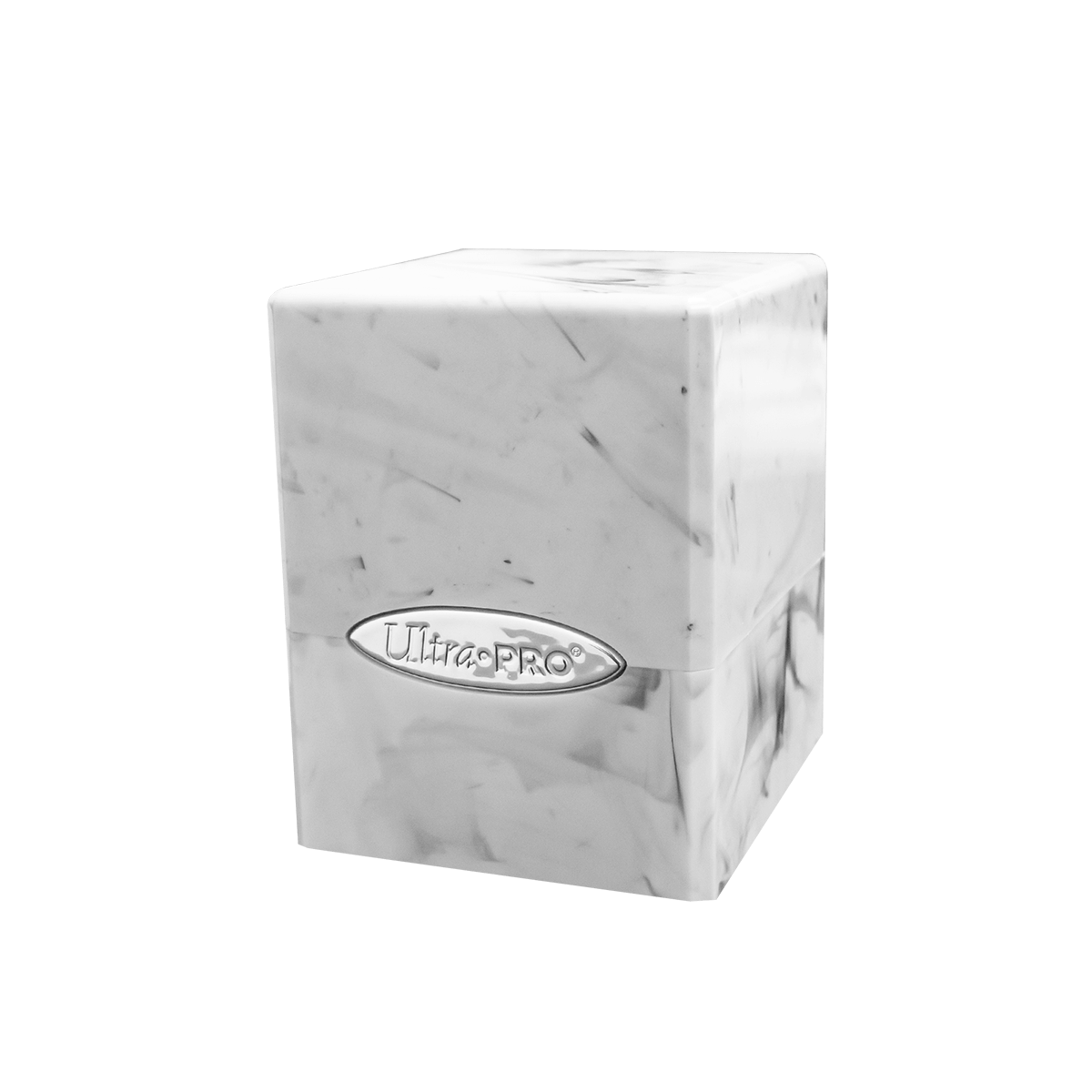ultra-pro-marble-satin-cube-deck-box-white-black-f-r-100-karten image 1