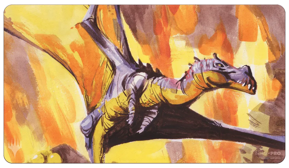 ultra-pro-the-lost-caverns-of-ixalan-bonehoard-dracosaur-spielmatte-f-r-magic-th image 1