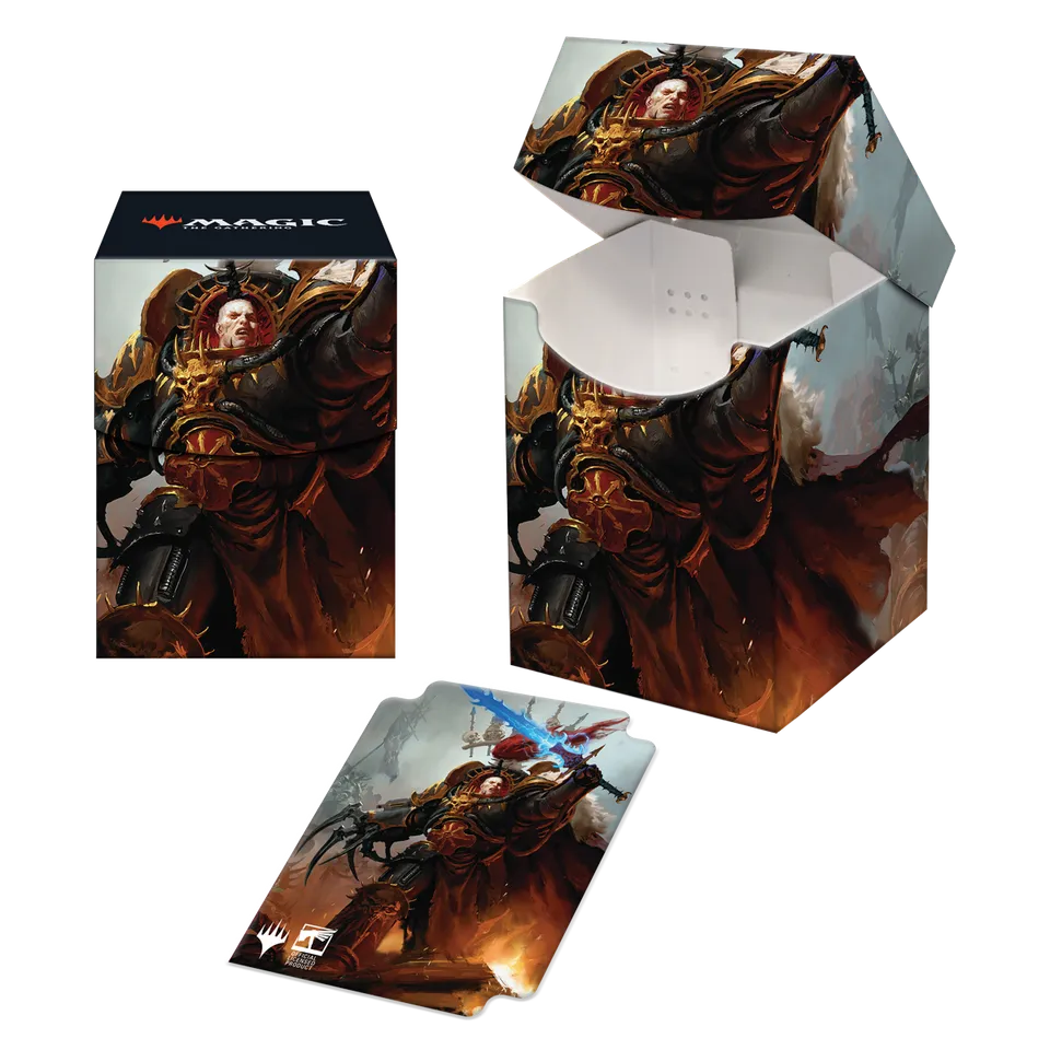 ultra-pro-warhammer-40k-commander-abaddon-the-despoiler-100-deck-box-f-r-magic-t image 1