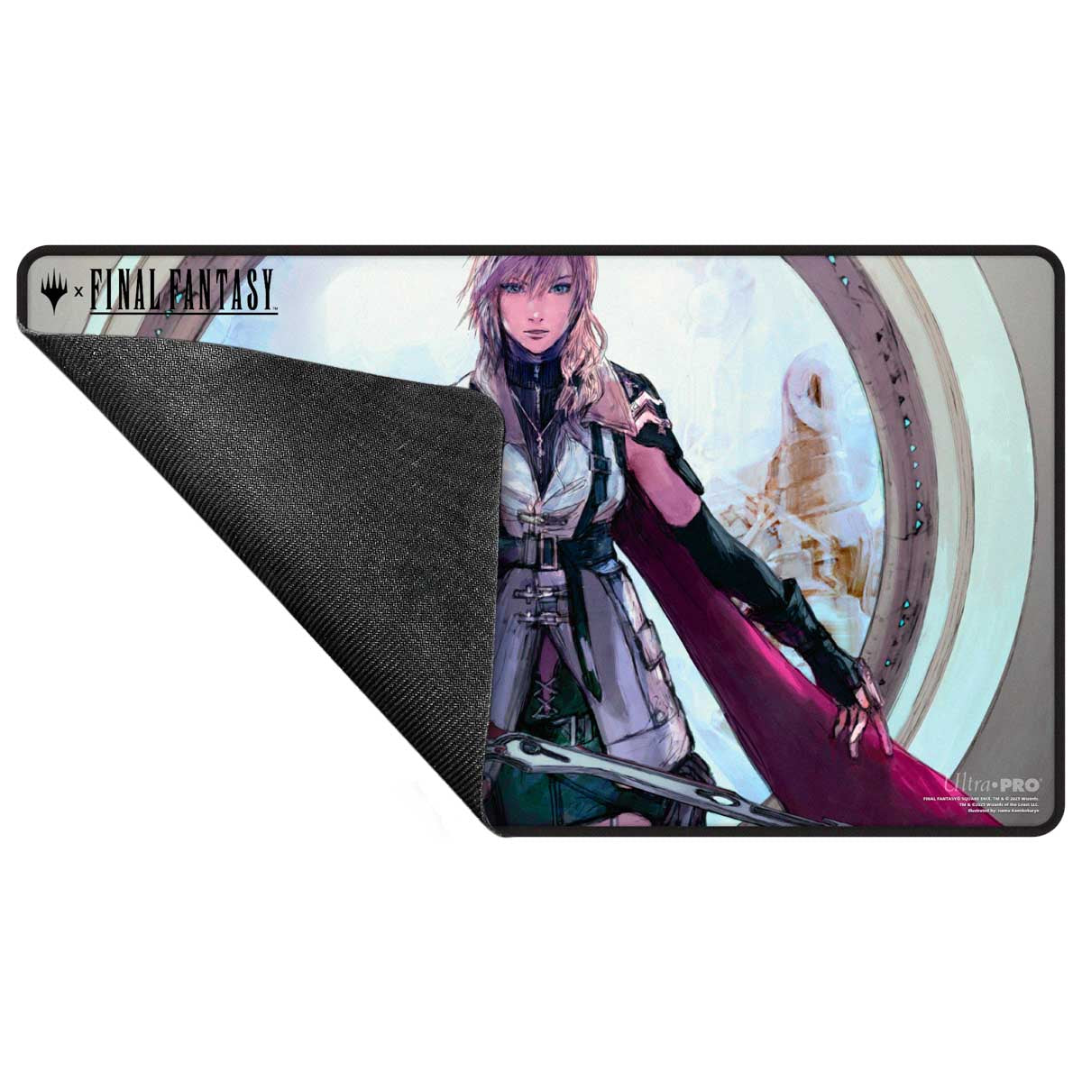 ultra-pro-black-stitched-playmat-magic-the-gathering-final-fantasy-lightning-arm image 3