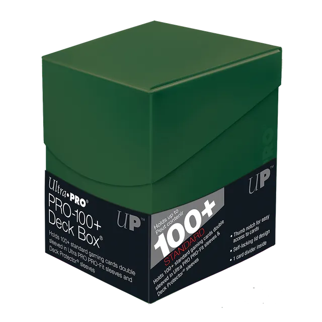 ultra-pro-eclipse-pro-100-deck-box-forest-green-f-r-sammelkarten image 1