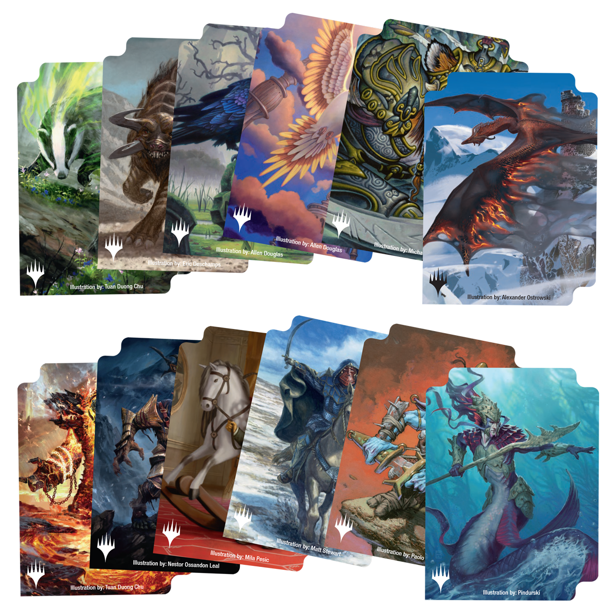 ultra-pro-dominaria-united-emblems-tokens-deck-divider-pack-26-trennkarten-f-r-m image 2