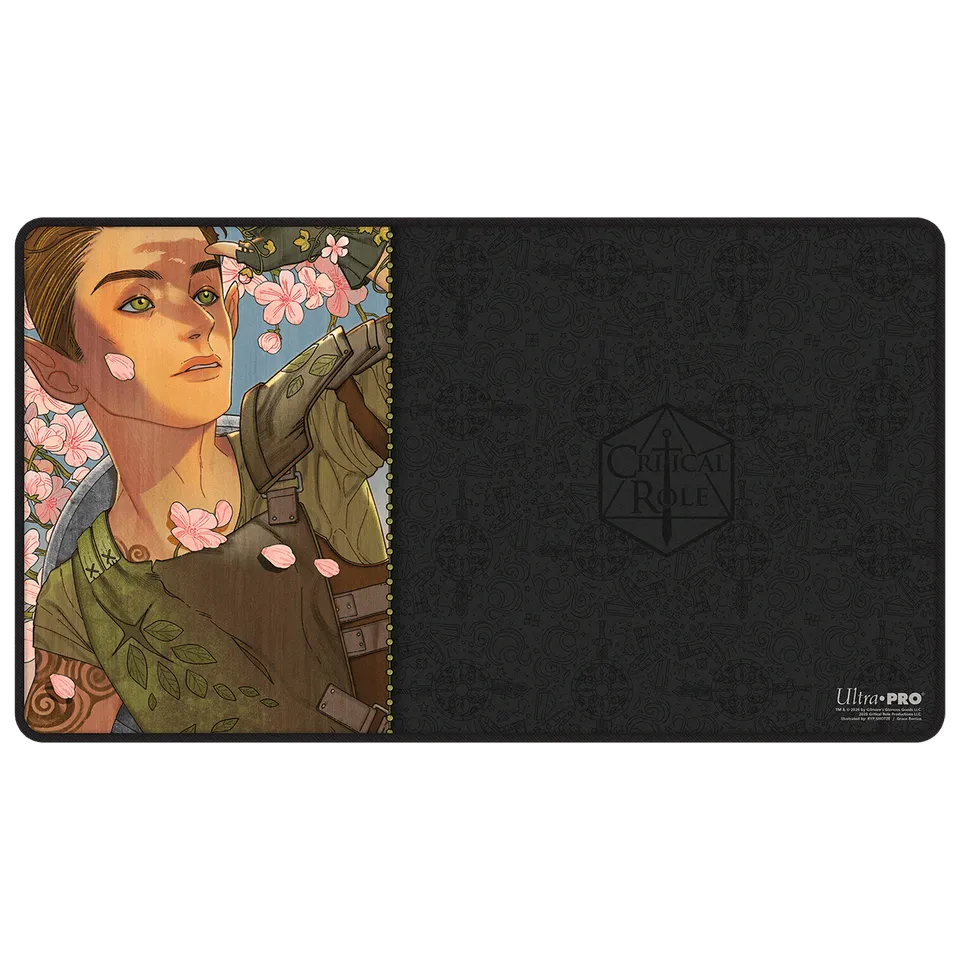 ultra-pro-critical-role-bells-hells-portrait-series-orym-black-stitched-playmat- image 1