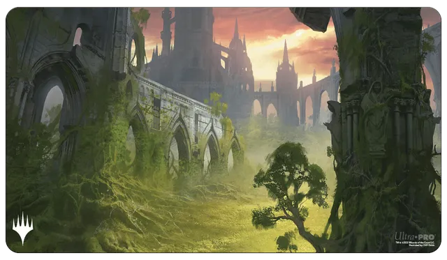 ultra-pro-ravnica-remastered-gruul-stomping-ground-standard-gaming-playmat-f-r-m image 1