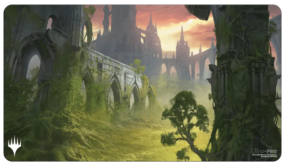 ultra-pro-ravnica-remastered-gruul-stomping-ground-standard-gaming-playmat-f-r-m image 1