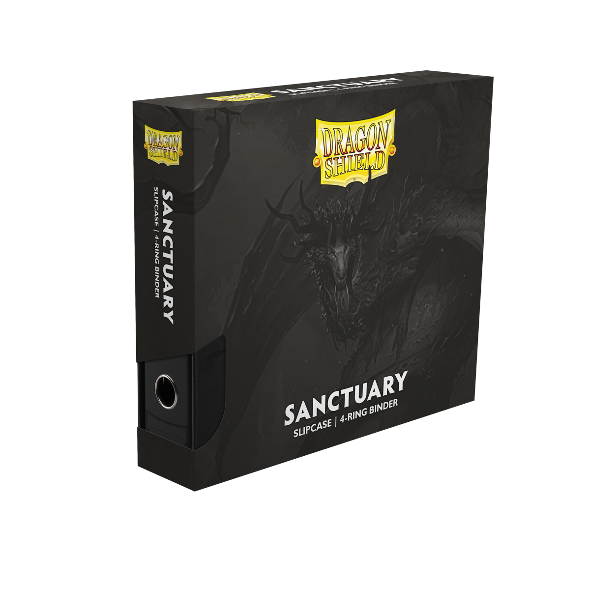 dragon-shield-sanctuary-slipcase-4-ring-binder-black-sammelalbum-mit-schuber image 2