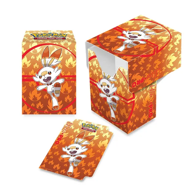 ultra-pro-pokemon-sword-and-shield-galar-scorbunny-full-view-deck-box image 1