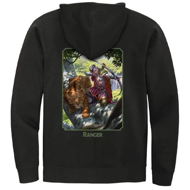 ultra-pro-dungeons-dragons-ranger-class-zip-hoodie-schwarz image 1