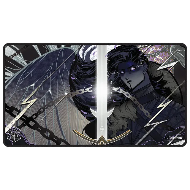 ultra-pro-critical-role-mighty-nein-yasha-nydoorin-playmat-black-stitched-61-x-3 image 1