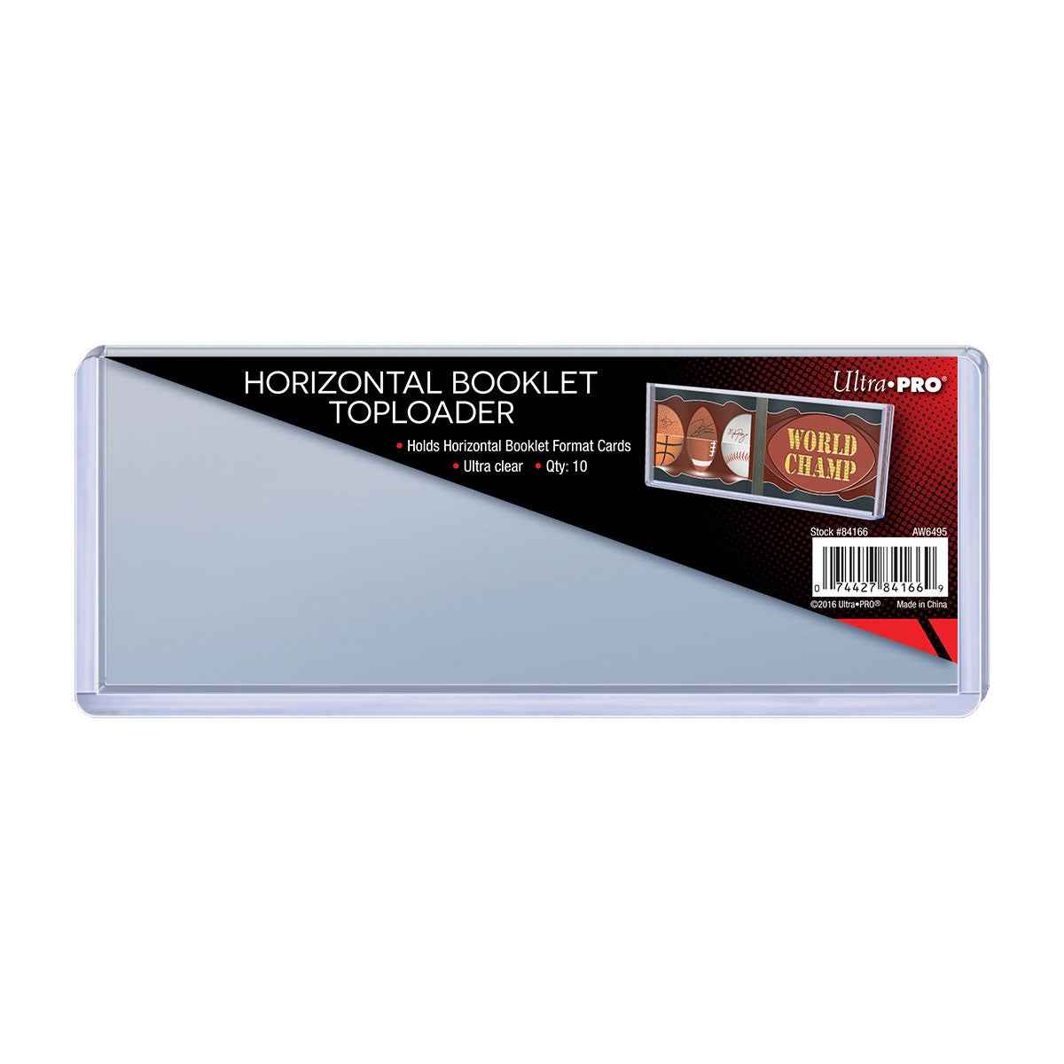 ultra-pro-horizontal-booklet-card-toploader-sleeves-10ct-193-7-x-81-4-mm image 1