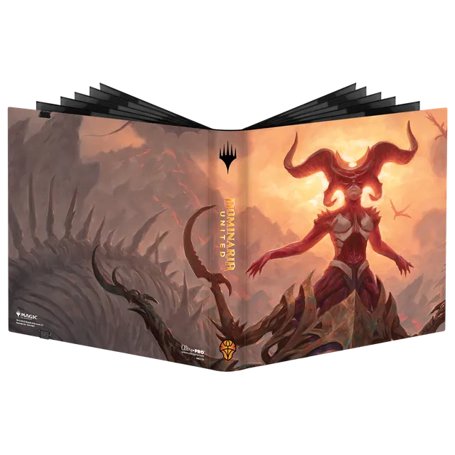 ultra-pro-dominaria-united-sheoldred-the-apocalypse-12-pocket-pro-binder-sammela image 1