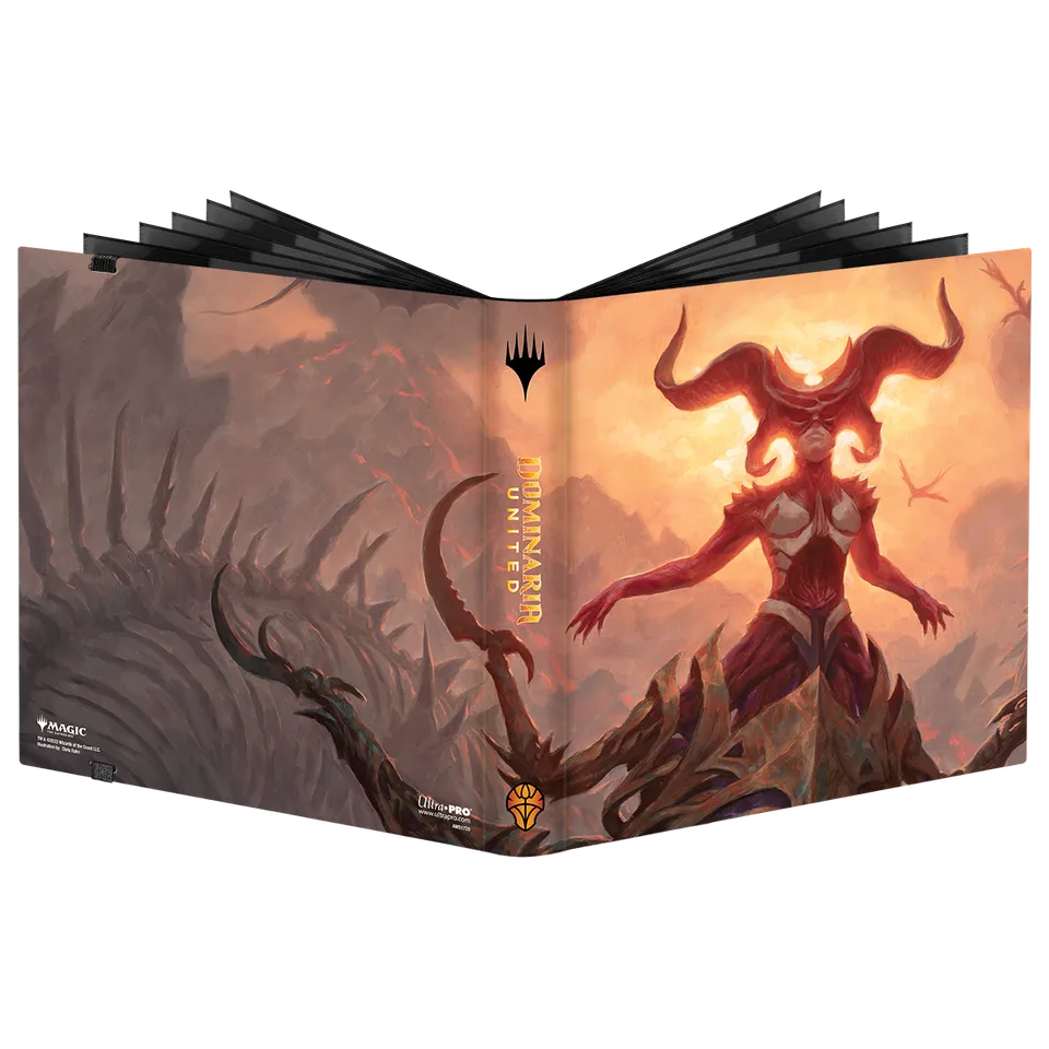 ultra-pro-dominaria-united-sheoldred-the-apocalypse-12-pocket-pro-binder-sammela image 1