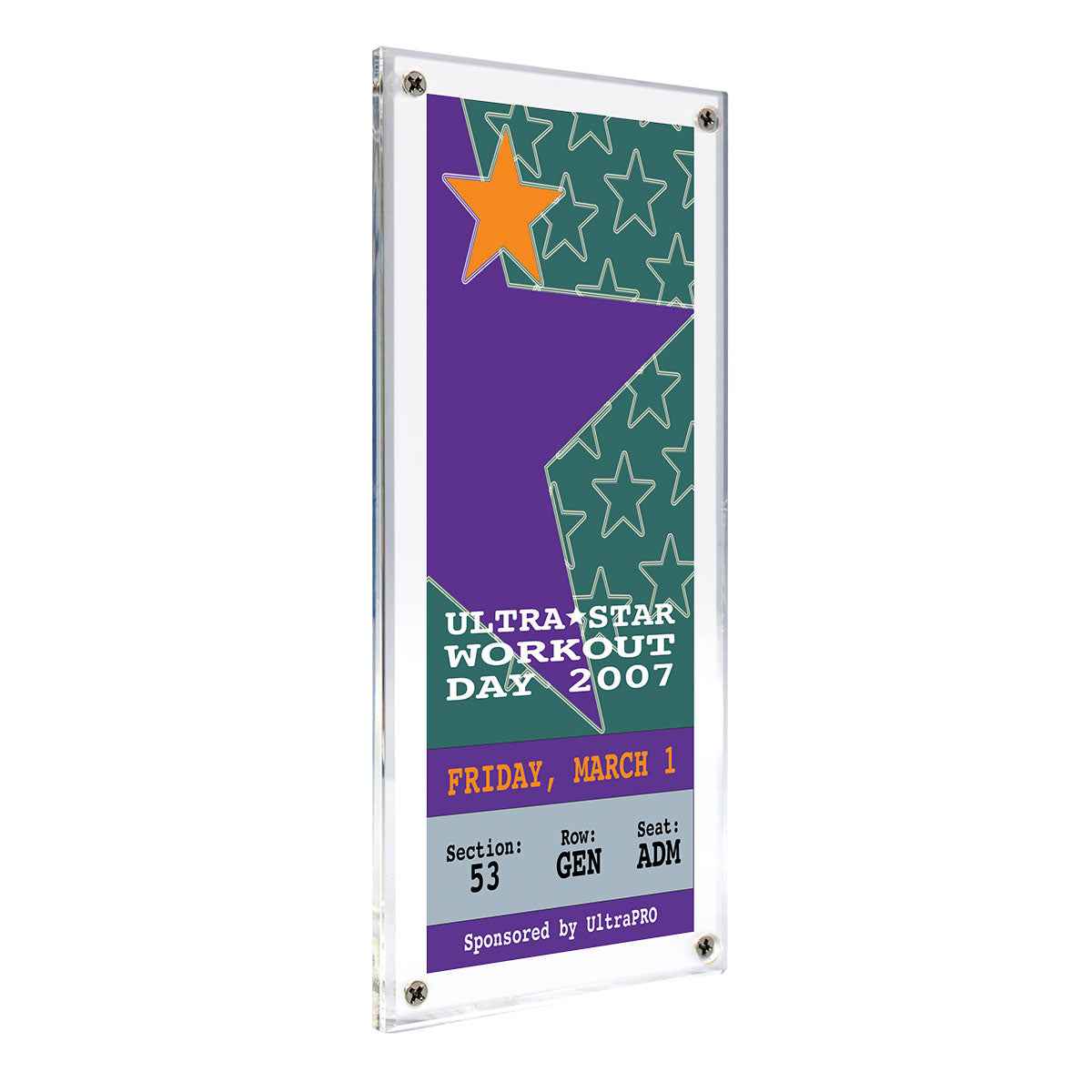 ultra-pro-lucite-ticket-holder-f-r-2-1-2-x-7-zoll-ticket-stubs image 2