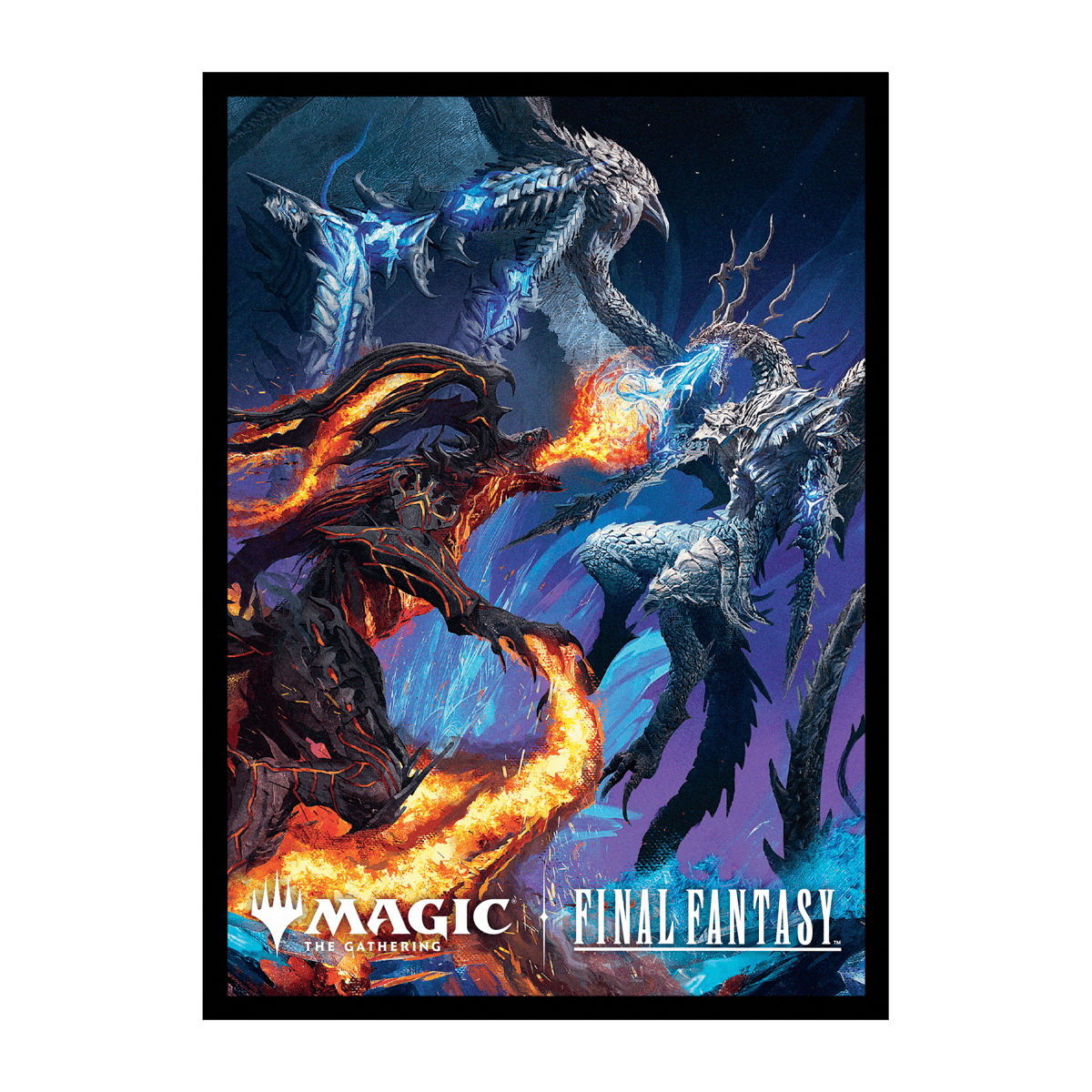 ultra-pro-deck-protector-sleeves-100ct-bahamut-und-ifrit-magic-the-gathering-fin image 1
