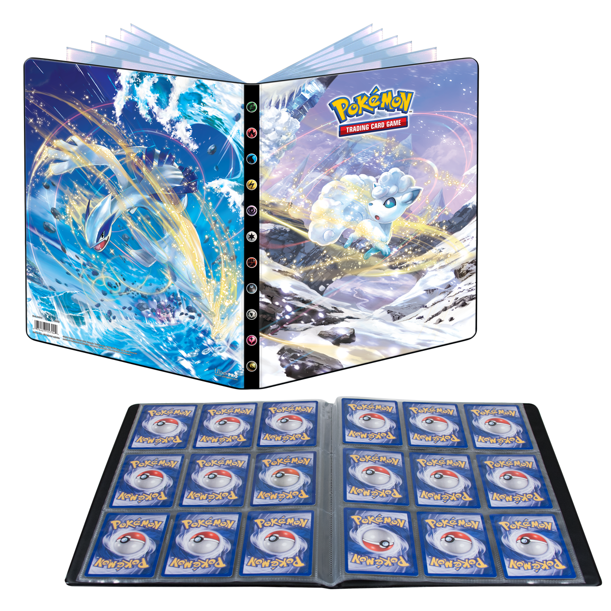ultra-pro-sword-and-shield-lugia-und-alolan-vulpix-9-pocket-portfolio-f-r-pok-mo image 2