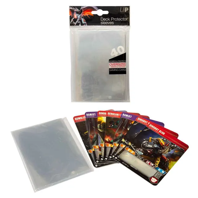 ultra-pro-clear-oversized-deck-protector-h-llen-40-st-ck-f-r-berformat-karten-bi image 1